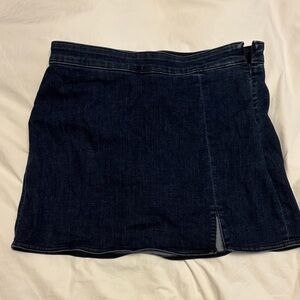 American Eagle high-rise miniskirt denim